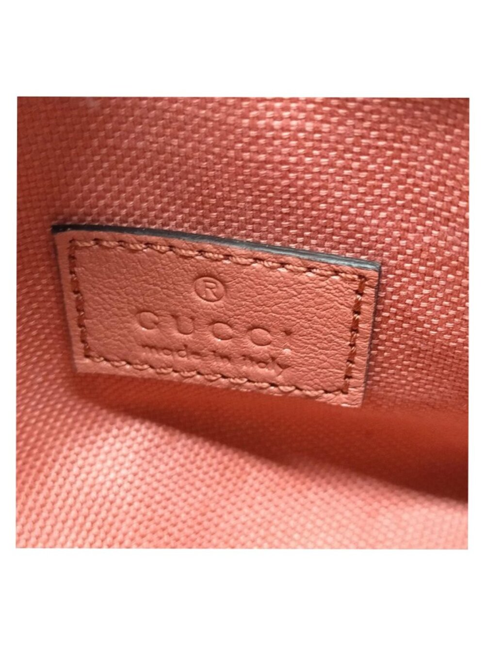 Authentic Gucci Pink Leather Mini Shoulder Bag Pochette GG Charm - Picture 14 of 16